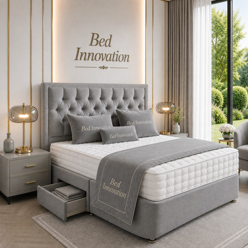 Luxury divan bed set - bed,