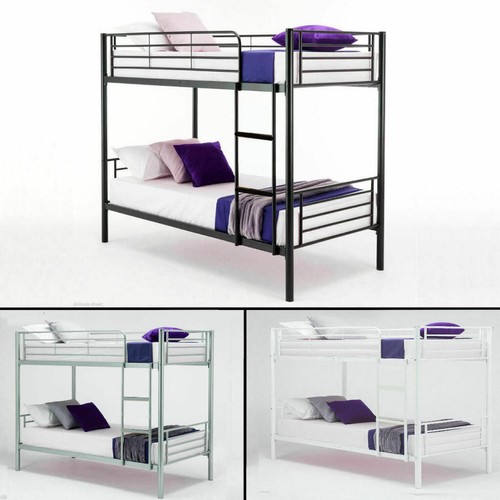 Metal single bunk bed - bunk,