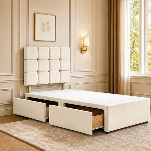 Single divan bed with - bed,