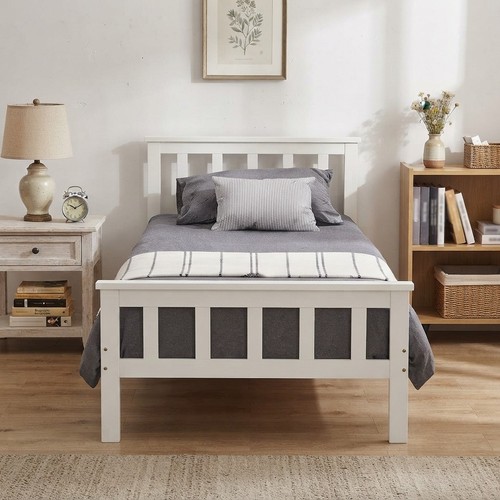 Elegant white 3ft pine - white, shaker