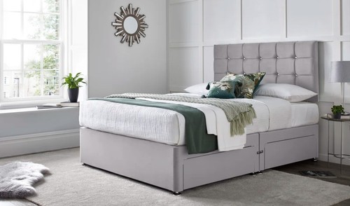 Orthopaedic divan bed set - orthopaedic, with
