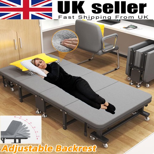 Single foldable folding - folding, bed
