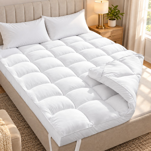 10cm mattress topper quilted - 10cm,