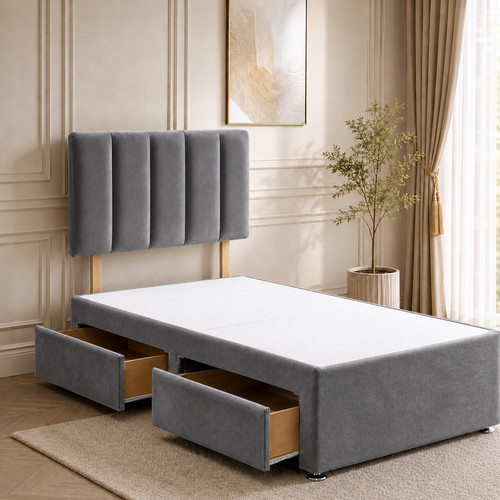 Single divan bed plush - single,