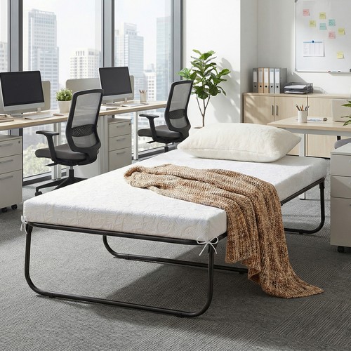 Single folding guest bed with - guest,