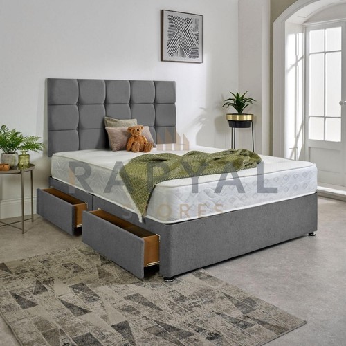 Luxury fabric divan bed - luxury, set
