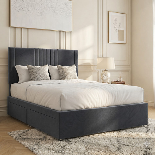Plush divan base - bed, set