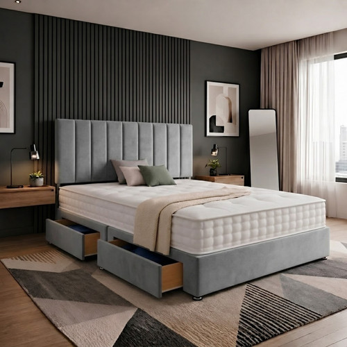 Reinforced divan bed - reinforced,