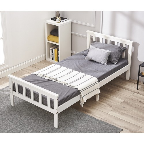 Single bed frame white 3ft - frame,