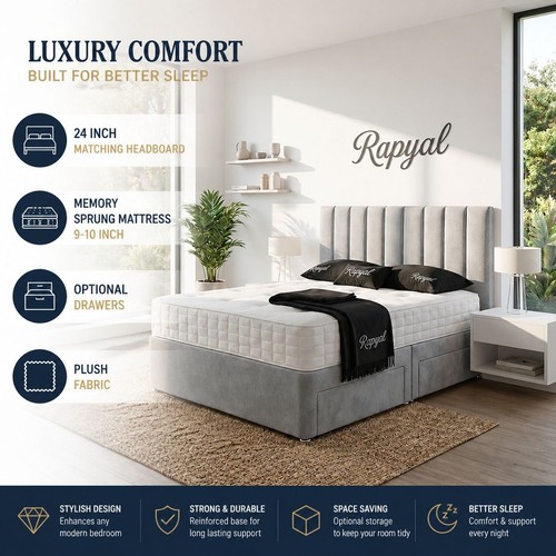 Luxury divan bed set - divan,