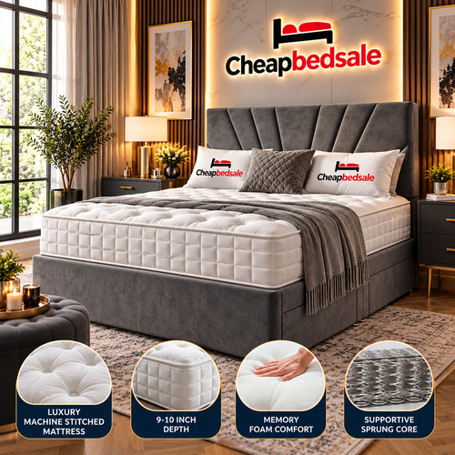 Reinforced divan bed memory - divan,