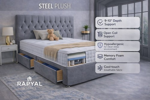 Chesterfield plush divan - chesterfield,